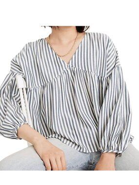 Madewell Striped Monterey Top